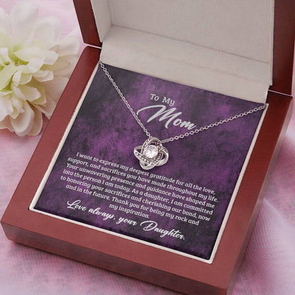 The Rock-Love Knot Necklace - Shopping Therapy, LLC Jewelry