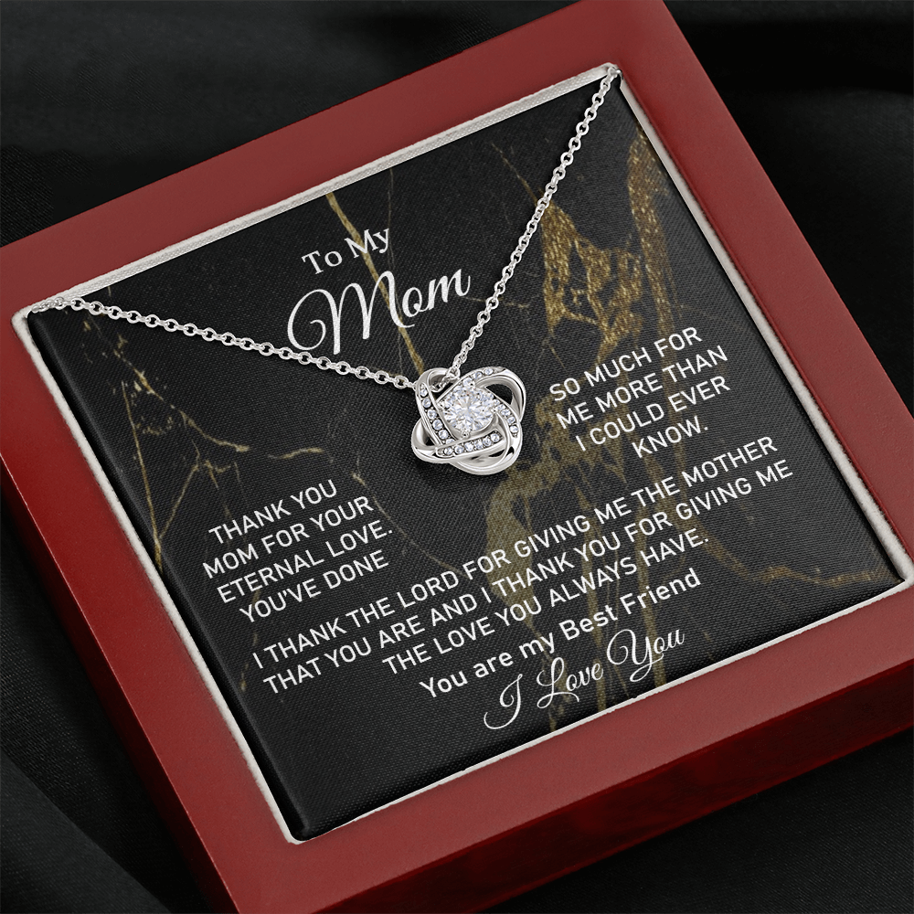 Love Knot Necklace-Mother's Day Gift For Mom - Shopping Therapy, LLC Jewelry