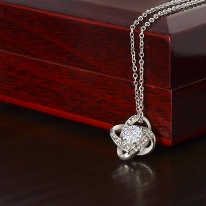 Granddaughter Love Knot Necklace - Shopping Therapy, LLC Jewelry