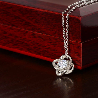 Catch Me When I Fall-Love Knot Women's Necklace - Shopping Therapy, LLC Jewelry