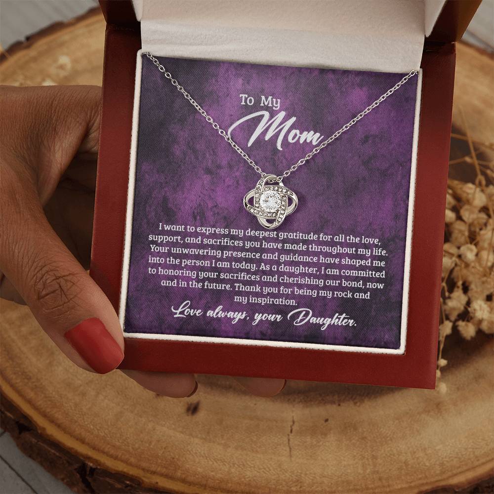 The Rock-Love Knot Necklace - Shopping Therapy, LLC Jewelry