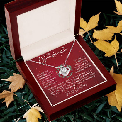 Granddaughter Love Knot Necklace - Shopping Therapy, LLC Jewelry