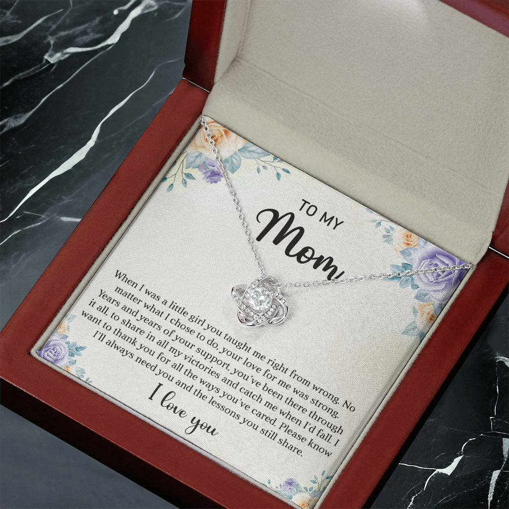 Catch Me When I Fall-Love Knot Women's Necklace - Shopping Therapy, LLC Jewelry