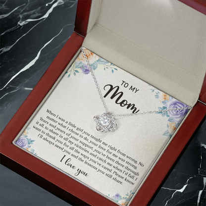 Catch Me When I Fall-Love Knot Women's Necklace - Shopping Therapy, LLC Jewelry