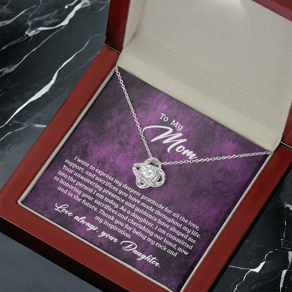 The Rock-Love Knot Necklace - Shopping Therapy, LLC Jewelry