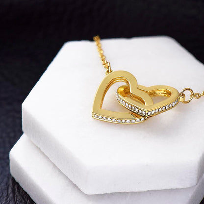 You Deserve The Best-Interlocking Hearts Necklace - Shopping Therapy, LLC Jewelry