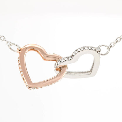 My Boyfriend's Mom-Interlocking Hearts Necklace - Shopping Therapy, LLC Jewelry