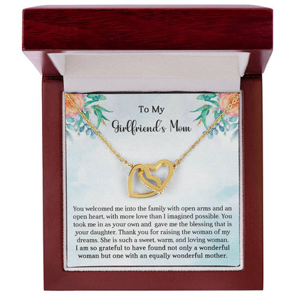 Girlfriend's Mom Gift-Interlocking Hearts Necklace - Shopping Therapy, LLC Jewelry
