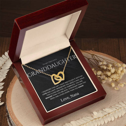 Granddaughter Gift Necklace – “To My Precious Granddaughter” Message Card From Grandma - Shopping Therapy, LLC Jewelry