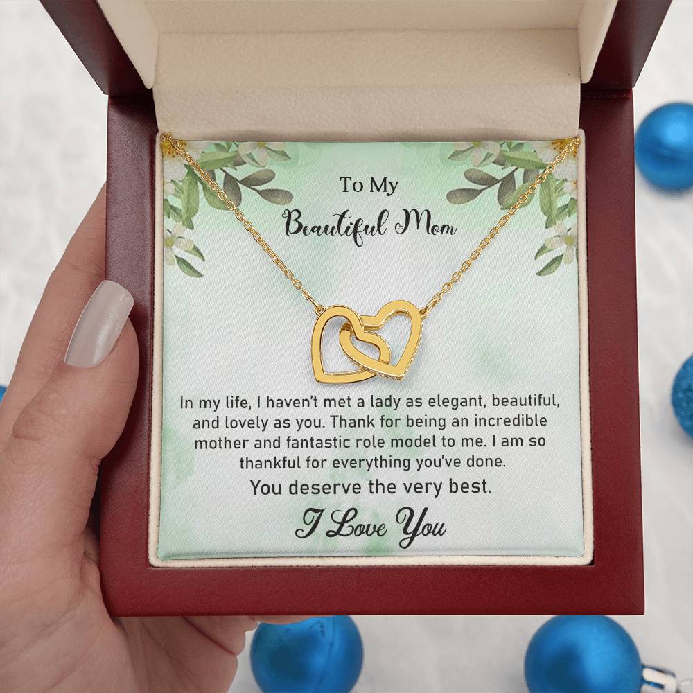 You Deserve The Best-Interlocking Hearts Necklace