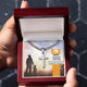 You Stood Beside Me Cuban Link Cross Chain For Men
