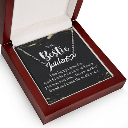 To My Bestie-A friendship Necklace - Shopping Therapy, LLC Jewelry