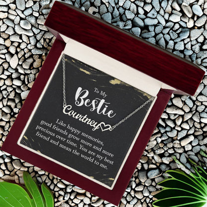 To My Bestie-A friendship Necklace - Shopping Therapy, LLC Jewelry