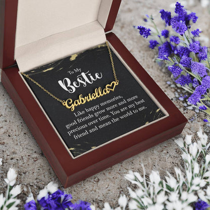 To My Bestie-A friendship Necklace - Shopping Therapy, LLC Jewelry