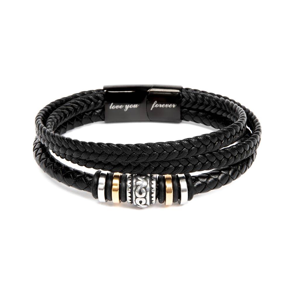 Only Thing Better-Men's Vegan Leather Bracelet