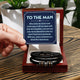 The Man Who Stole My Heart-Vegan Leather Bracelet For Men