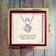 Love Knot Necklace with Eternal Rose – Sentimental Gift for Mom