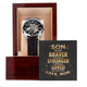Braver Stronger Loved-Men's Openwork Watch