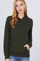 Dark Olive French Terry Long Sleeve Sweatshirt
