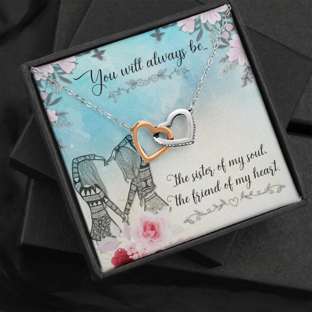 Interlocking Hearts Necklace-You Will Always Be