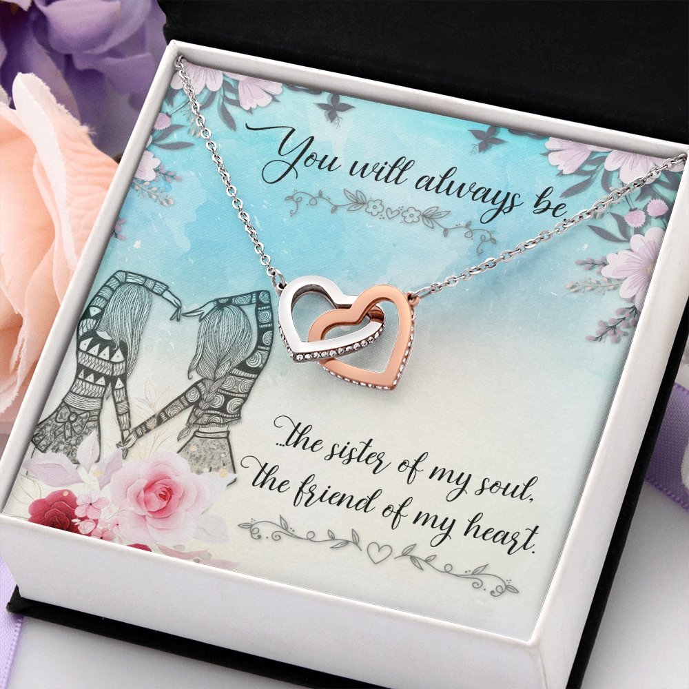 Interlocking Hearts Necklace-You Will Always Be