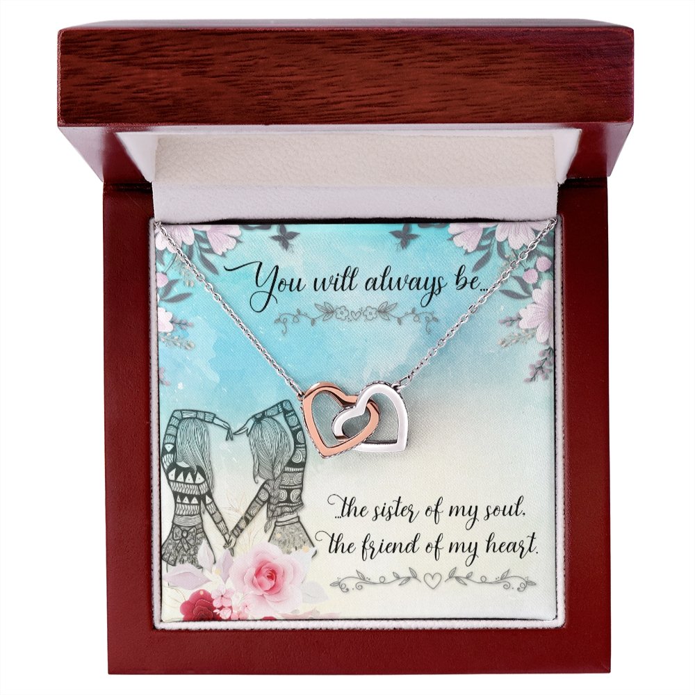 Interlocking Hearts Necklace-You Will Always Be