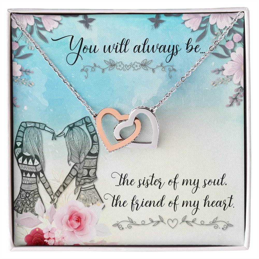 Interlocking Hearts Necklace-You Will Always Be