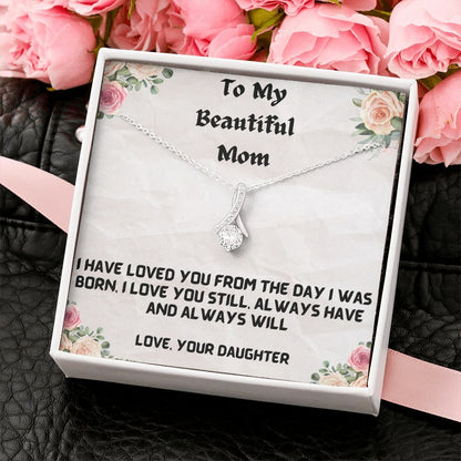 To My Mom – Love You Always Necklace - Shopping Therapy, LLC Women's necklaces