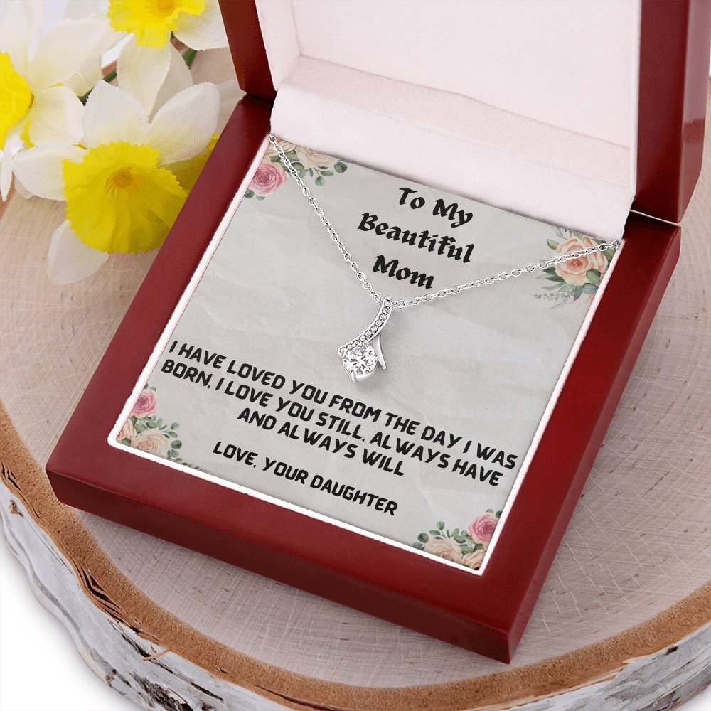To My Mom – Love You Always Necklace - Shopping Therapy, LLC Women's necklaces