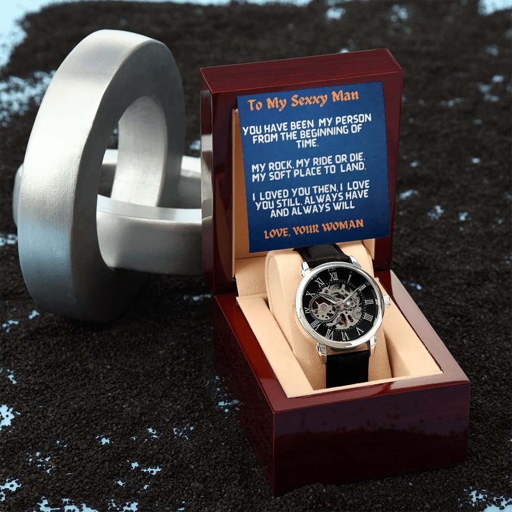 Love You Still-Men's Unique Openwork Watch - Shopping Therapy, LLC Men watches