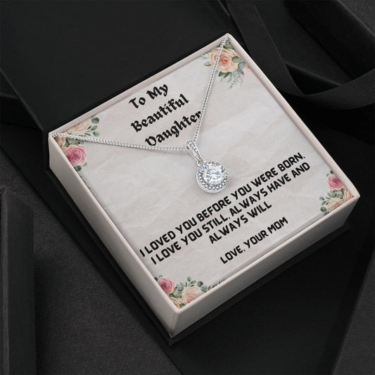 To My Daughter – Love You Always Necklace - Shopping Therapy, LLC Women's necklaces