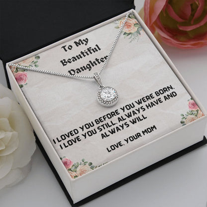 To My Daughter – Love You Always Necklace - Shopping Therapy, LLC Women's necklaces