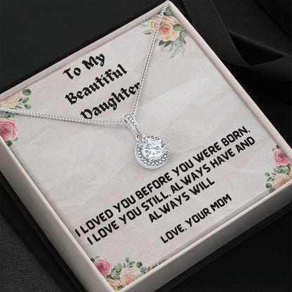 To My Daughter – Love You Always Necklace - Shopping Therapy, LLC Women's necklaces