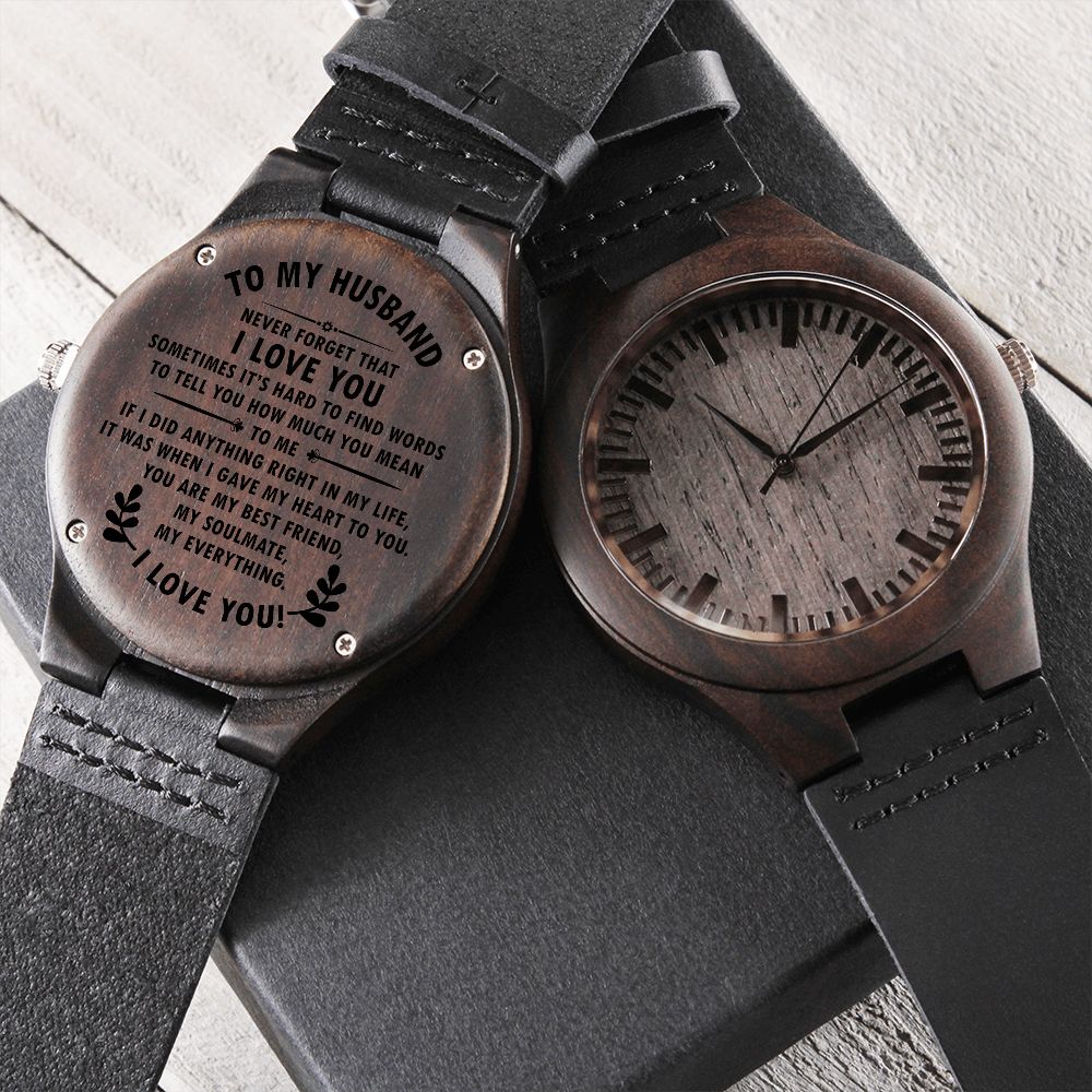 Custom Engraved Men's Watch | Personalized Gift for Him