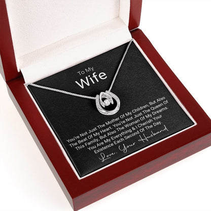 Lucky In Love Necklace For Wife - Shopping Therapy, LLC Jewelry